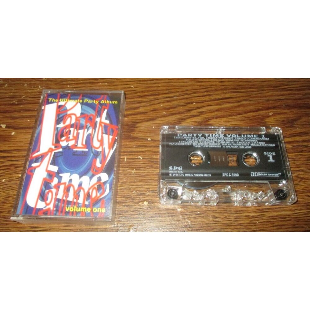 Party Time Volume 1 on cassette (SPG Music, 1995) Rare!
